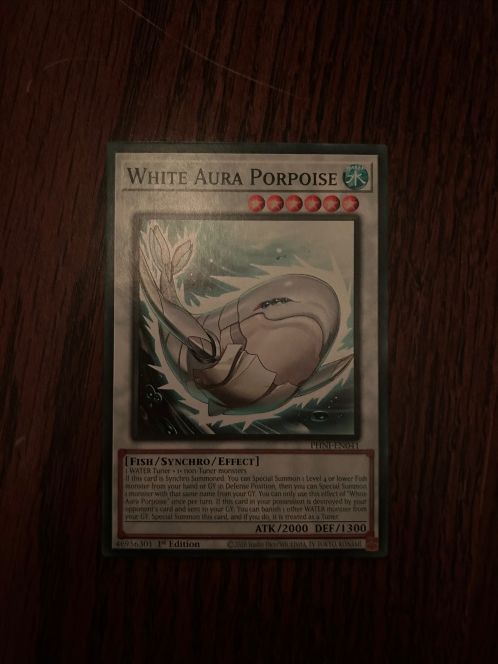 Yu-Gi-Oh! White Aura Porpoise -  Collectible Trading Card